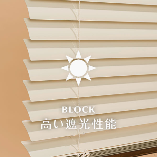 BLOCK 高い遮光性能